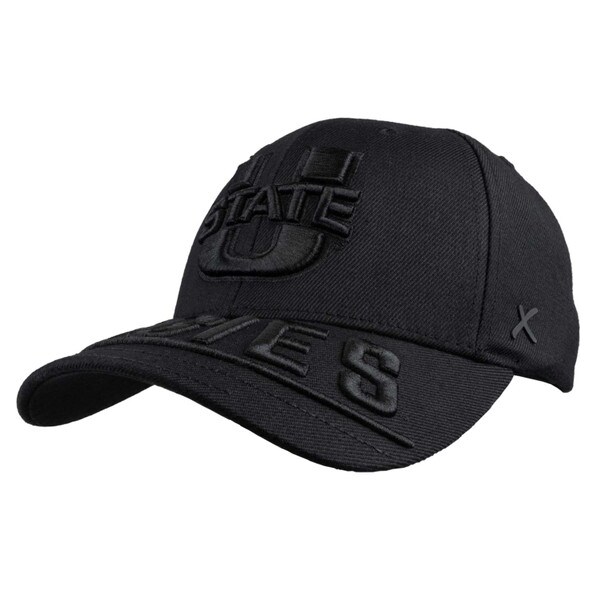 U-State Aggies Fitted Black Cap